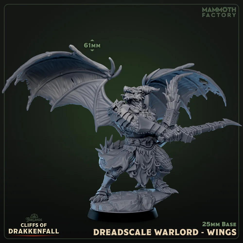 Dreadscale Warlord - Wings