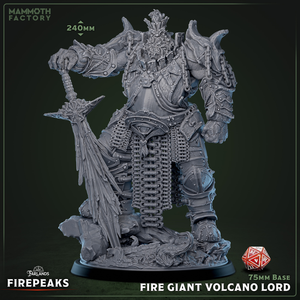 Fire Giant Volcano Lord (Sword)